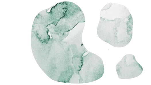 Blob avec une texture marbrée verte